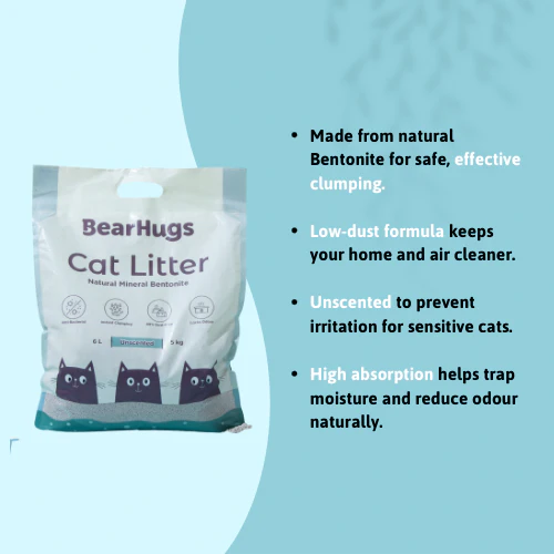 BearHugs Unscented Bentonite Cat Litter - Image 4