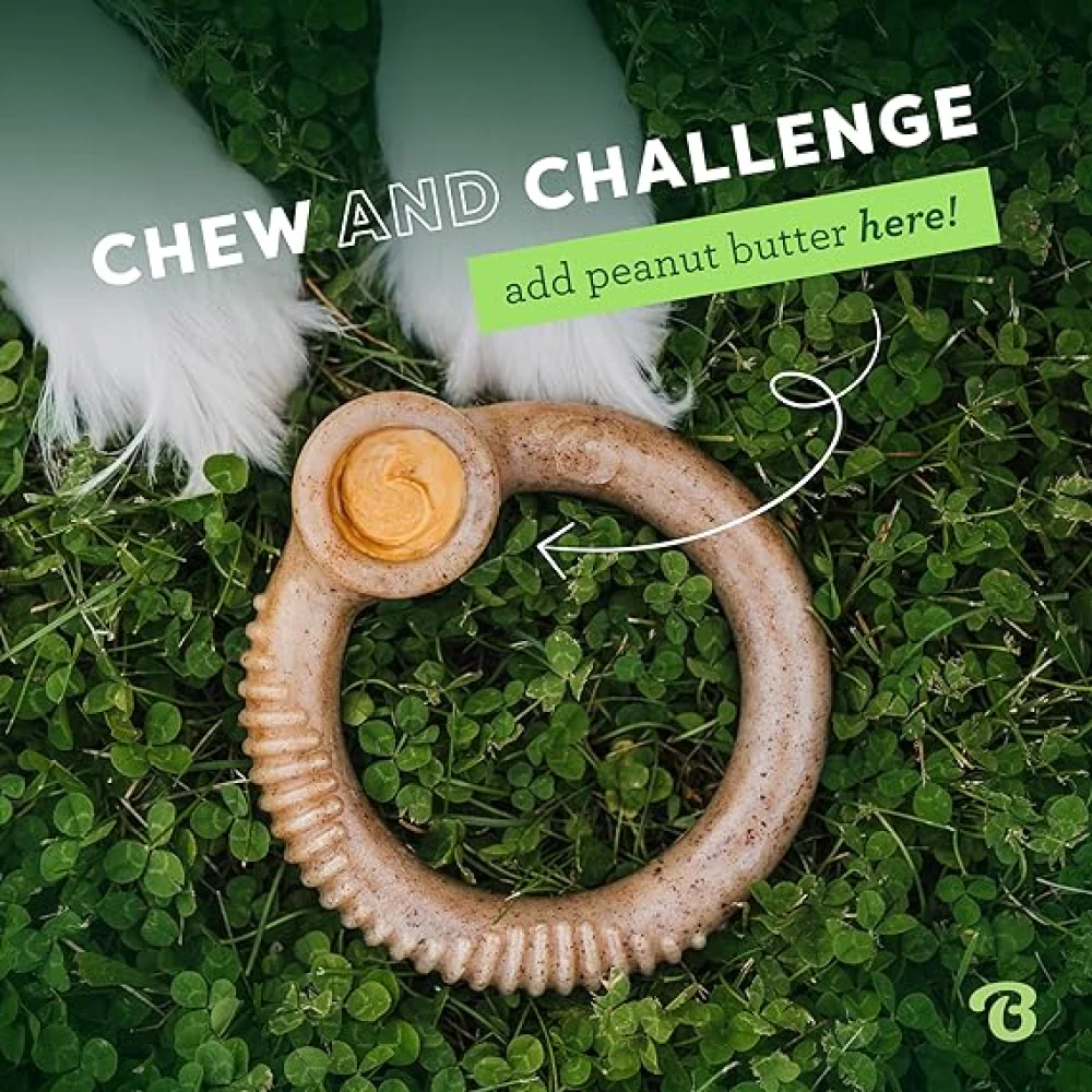 Benebone Bacon Flavoured Ring Bone Chew Toy for Dogs - Image 5