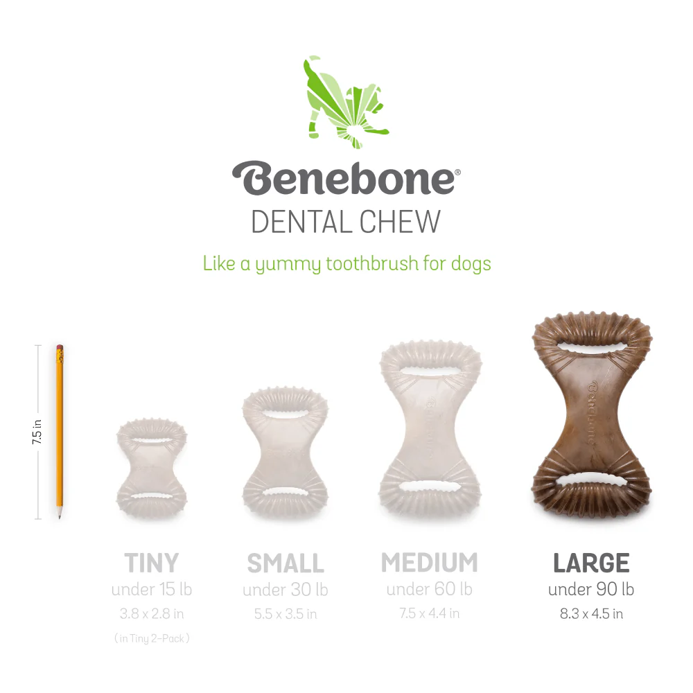 Benebone Chicken Flavored Dental Chew Toy for Dogs - Image 4