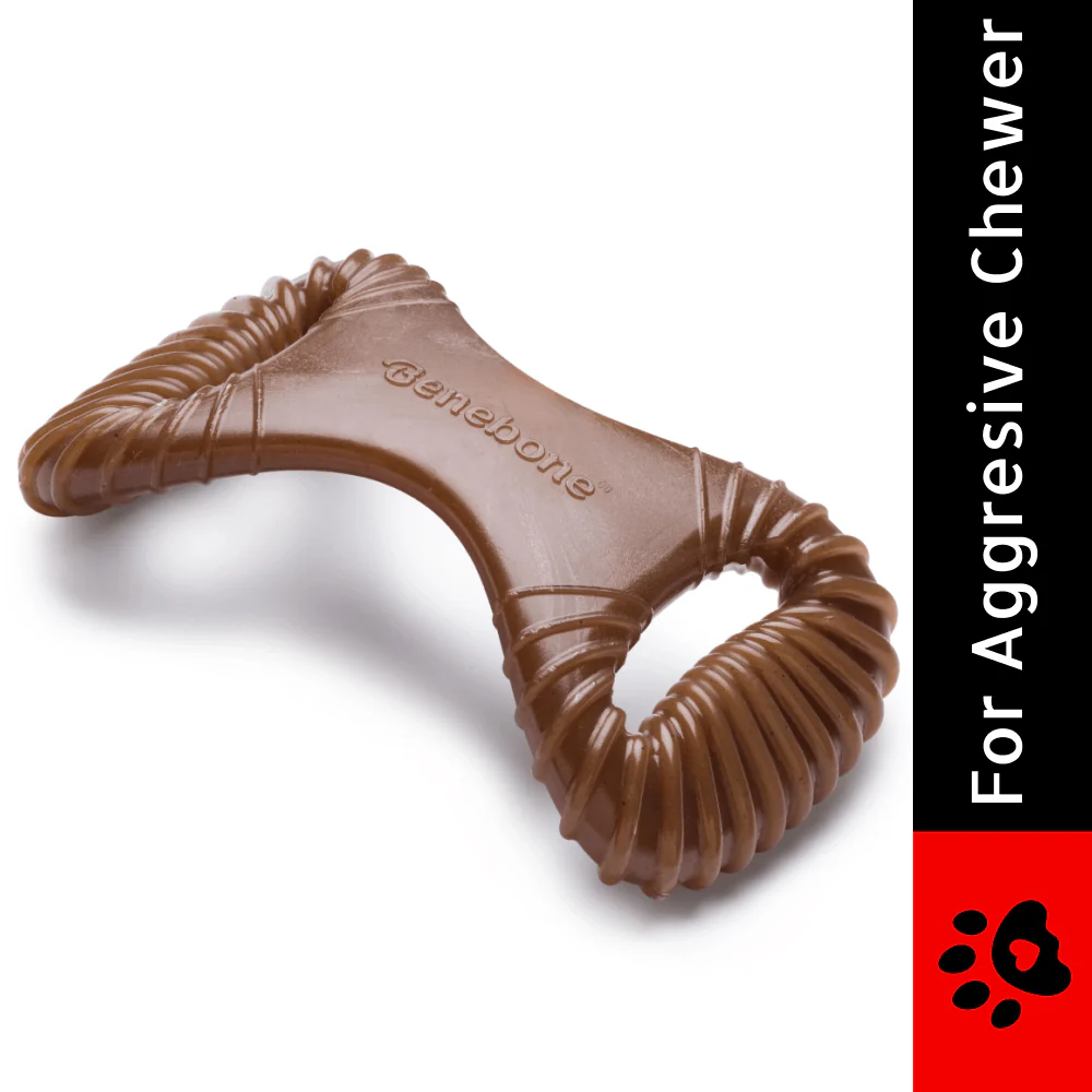 Benebone Peanut Butter Flavored Dental Chew Toy for Dogs | For Aggressive Chewers - Image 2
