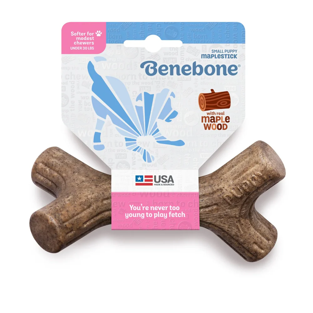 Benebone Maple Wood Flavored Stick Chew Toy for Puppy - Image 2