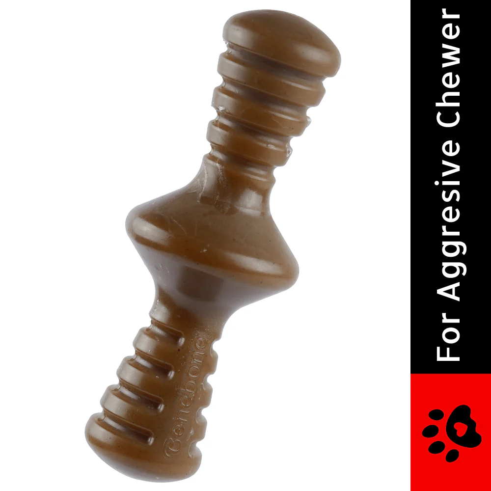 Benebone Peanut Butter Flavored Zaggler Chew Toy for Dogs | For Aggressive Chewers - Image 2