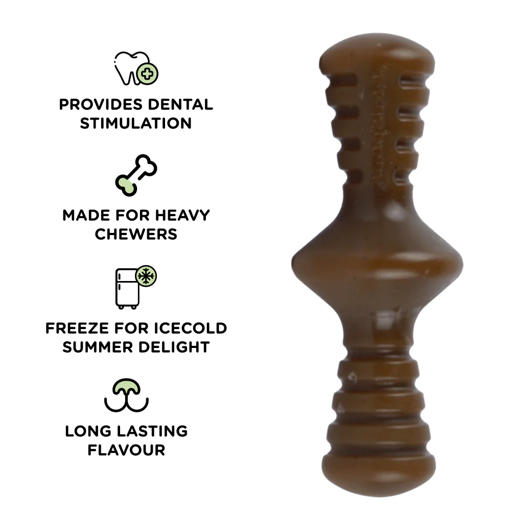 Benebone Peanut Butter Flavored Zaggler Chew Toy for Dogs | For Aggressive Chewers - Image 3