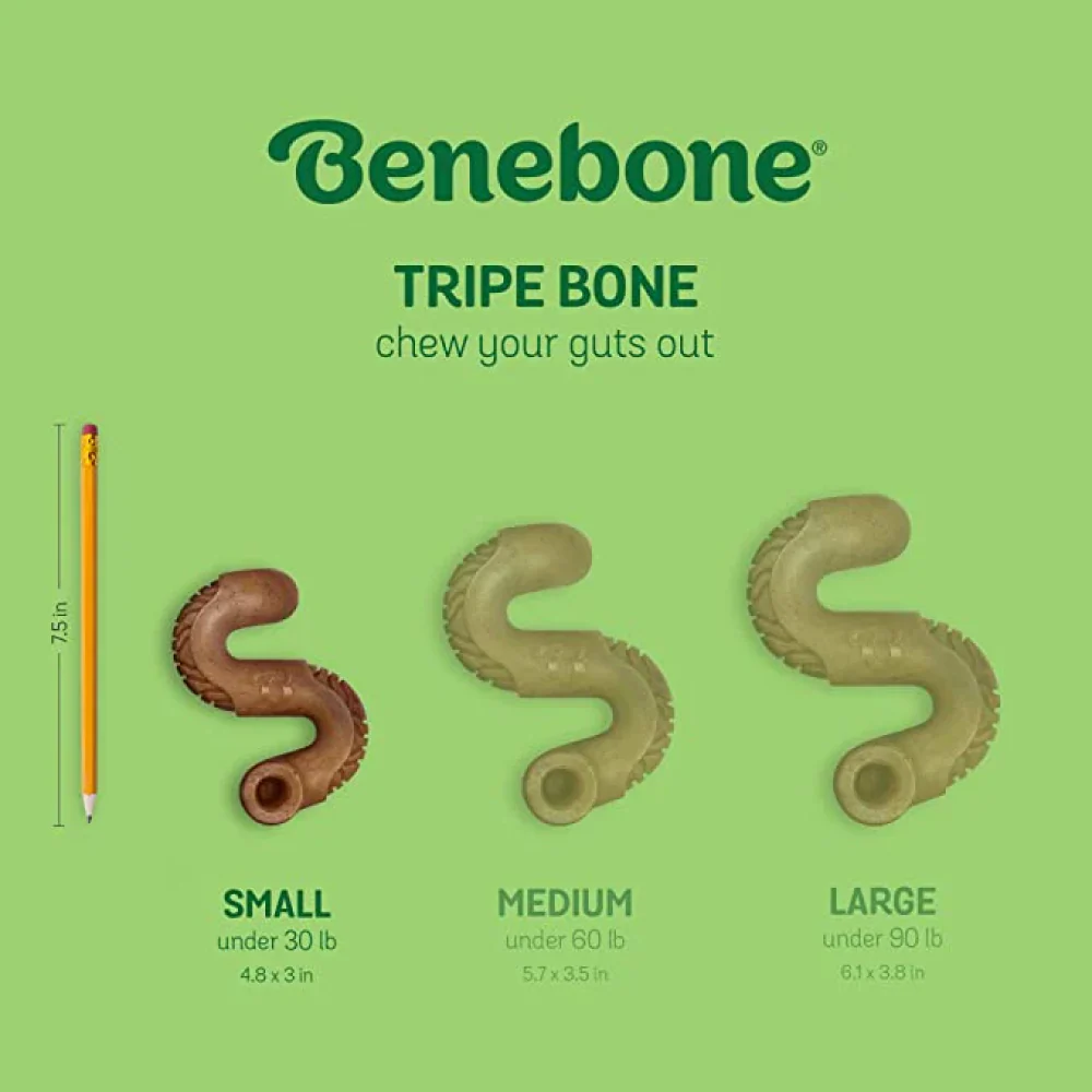 Benebone Tripe Bone Chew Toy for Aggressive Chewers Dogs - Image 3