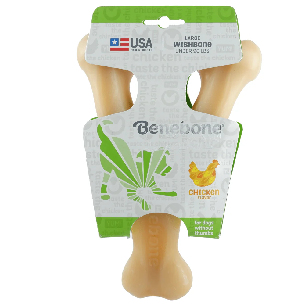 Benebone Chicken Flavored Wishbone Chew Toy for Dogs | For Aggressive Chewers - Image 7