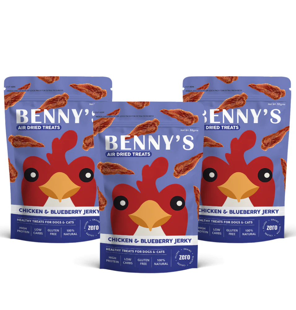 Bennys Bowl Chicken and Blueberry Jerky Dog Treats - Image 8