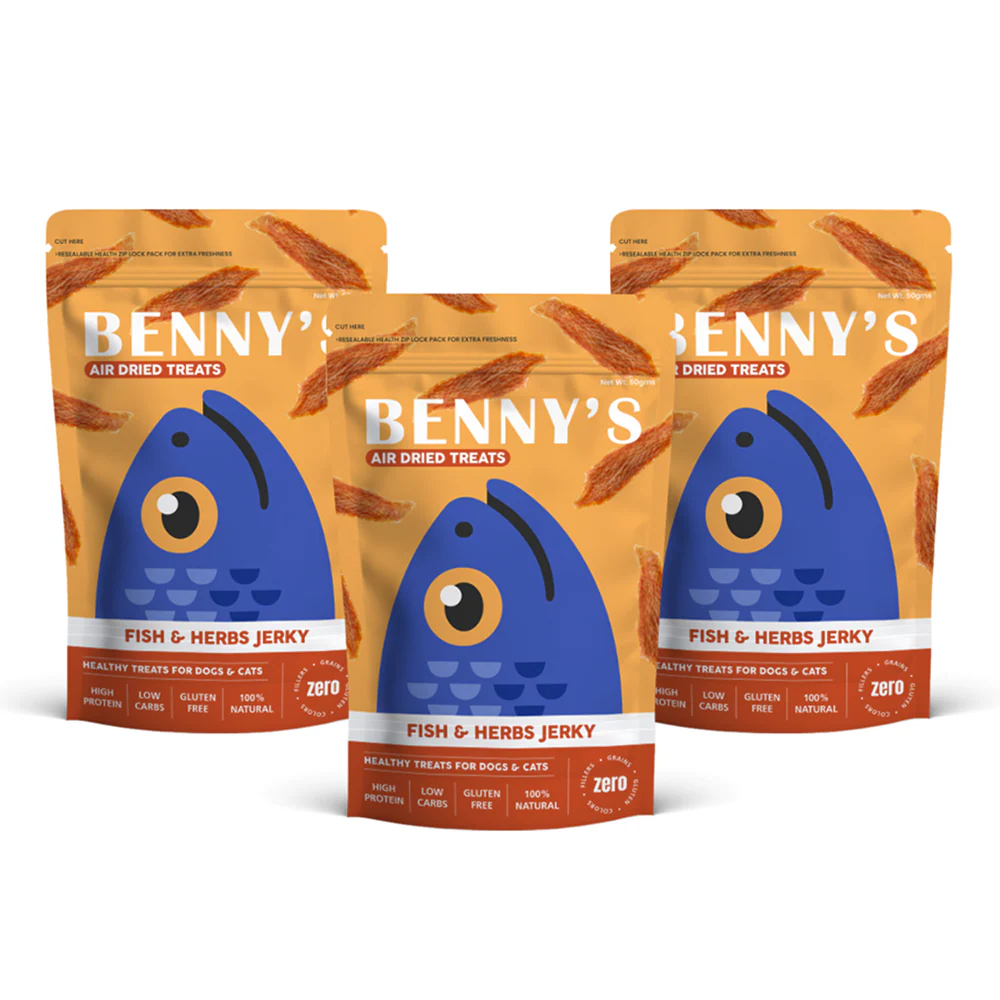 Bennys Bowl Fish and Herbs Jerky Dog Treats - Image 9