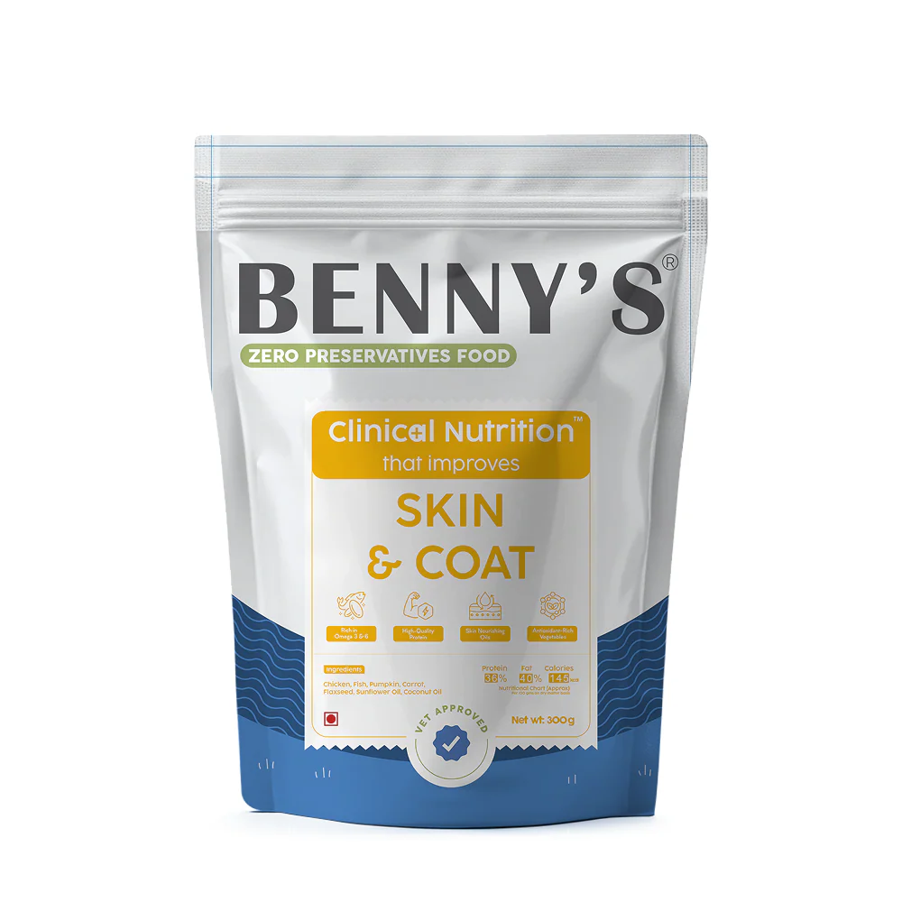 Benny's Bowl Clinical Nutrition for Healthy Skin and Coat Dog Wet Food