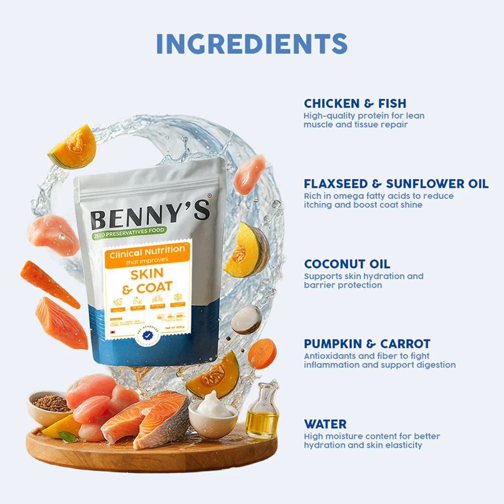 Benny's Bowl Clinical Nutrition for Healthy Skin and Coat Dog Wet Food - Image 3