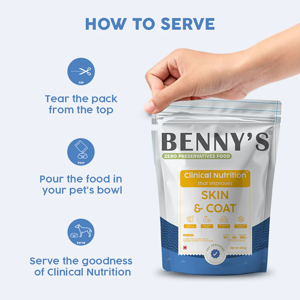Benny's Bowl Clinical Nutrition for Healthy Skin and Coat Dog Wet Food - Image 4