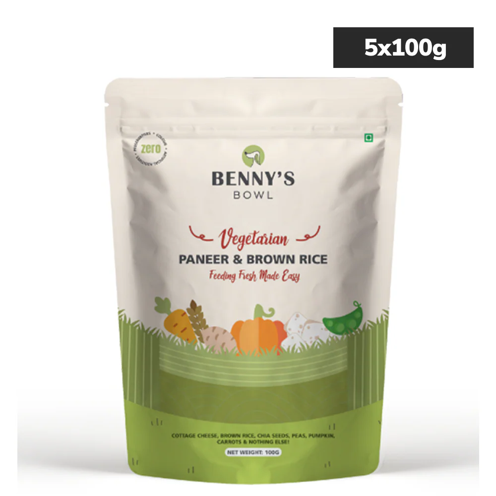 Bennys Bowl Paneer and Brown Rice Dog Fresh and Wet Food - Image 10