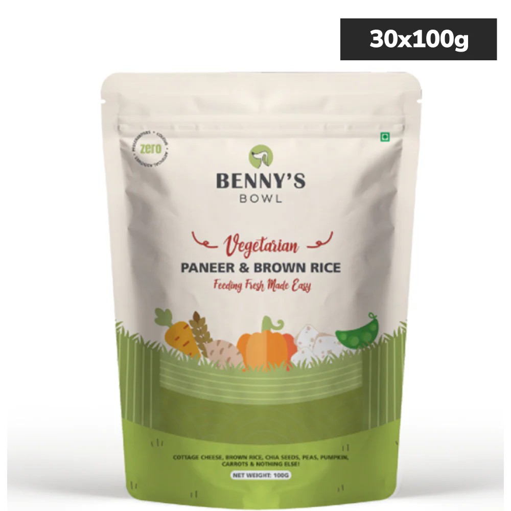 Bennys Bowl Paneer and Brown Rice Dog Fresh and Wet Food - Image 12
