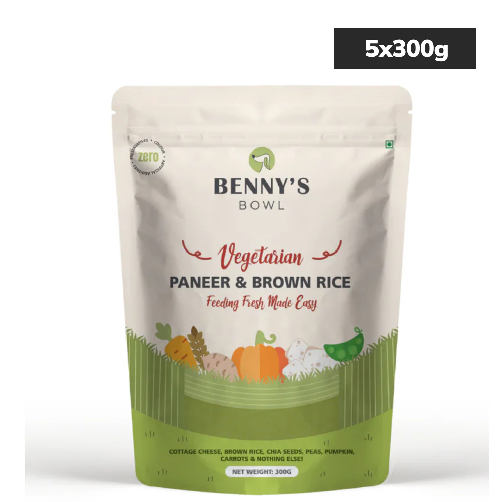Bennys Bowl Paneer and Brown Rice Dog Fresh and Wet Food - Image 9