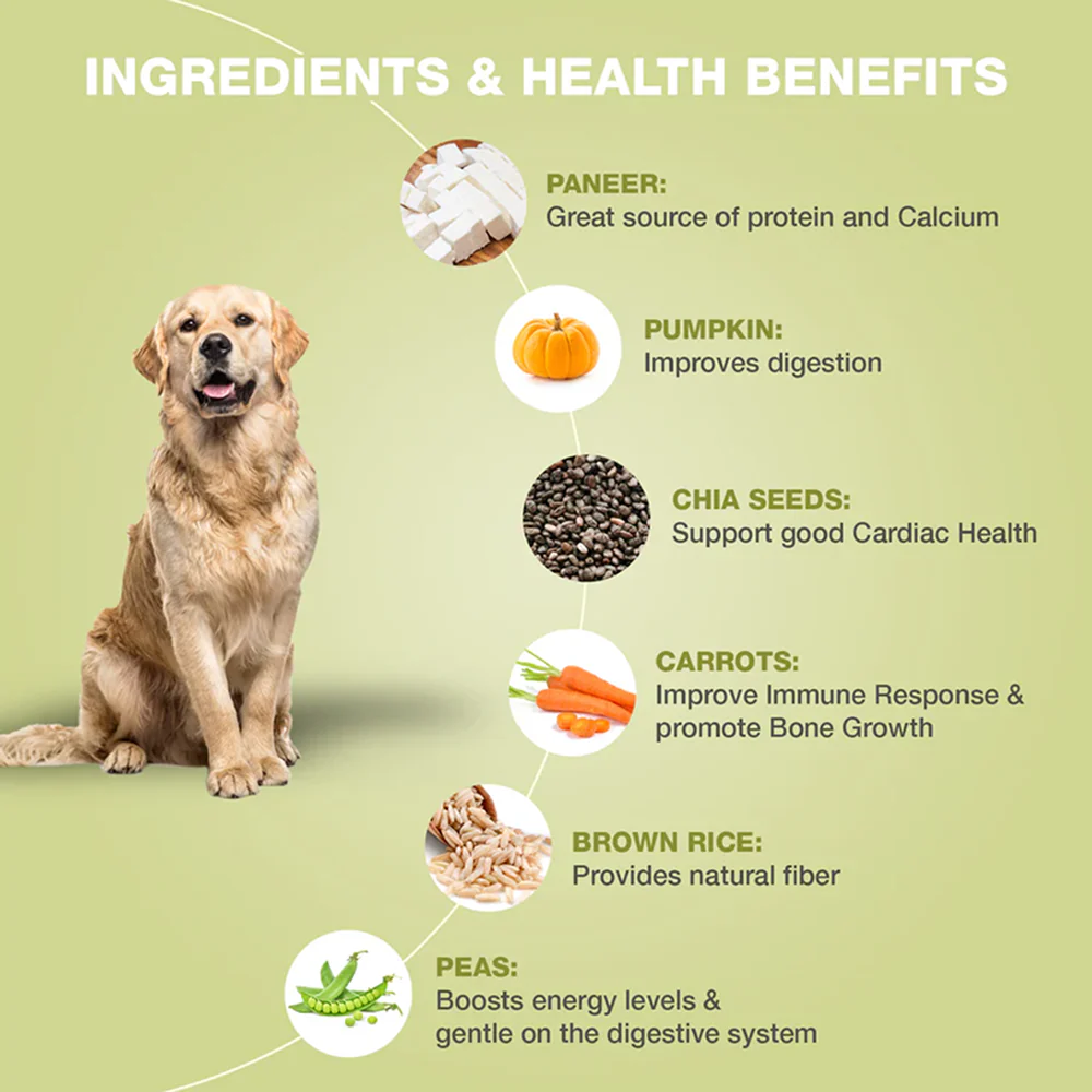 Bennys Bowl Paneer and Oats Rice Dog Fresh and Wet Food - Image 2