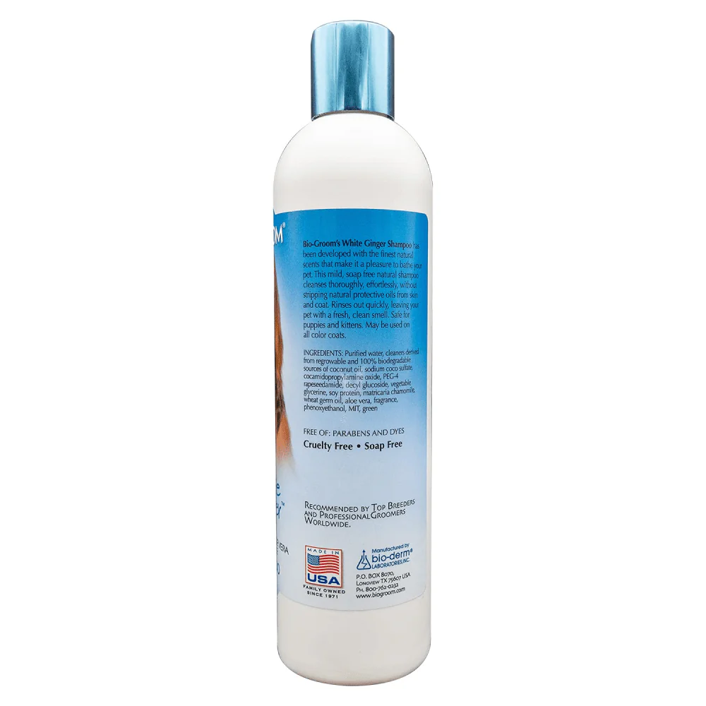 Bio Groom White Ginger Natural Scent Shampoo for Dogs and Cats - Image 8