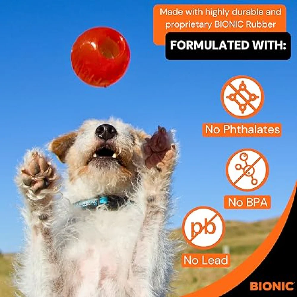 Bionic Ball Toy for Dogs (Orange) - Image 4