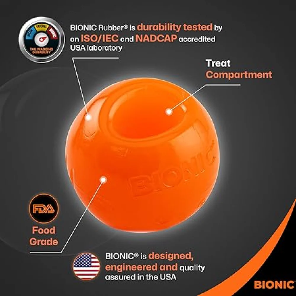 Bionic Ball Toy for Dogs (Orange) - Image 5