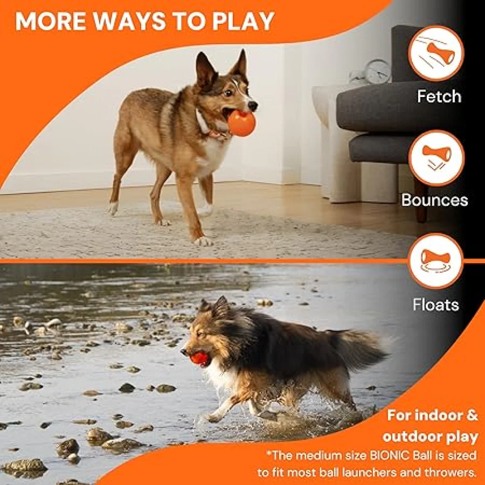 Bionic Ball Toy for Dogs (Orange) - Image 7