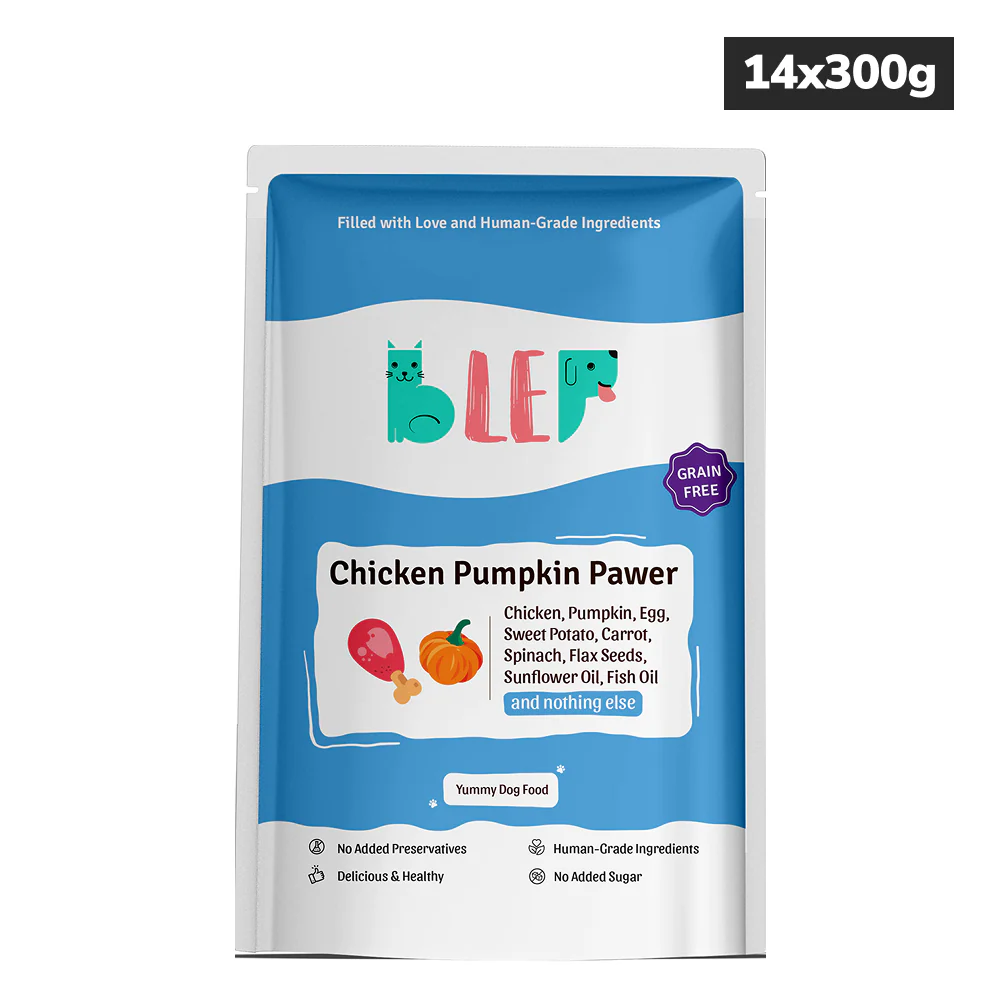 BLEP Chicken & Pumpkin Pawer Dog Wet Food (300g) - Image 7