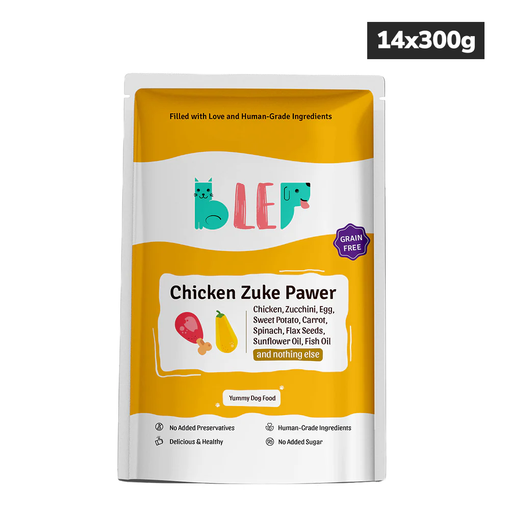 BLEP Chicken Zuke Pawer Dog Wet Food (300g) - Image 8