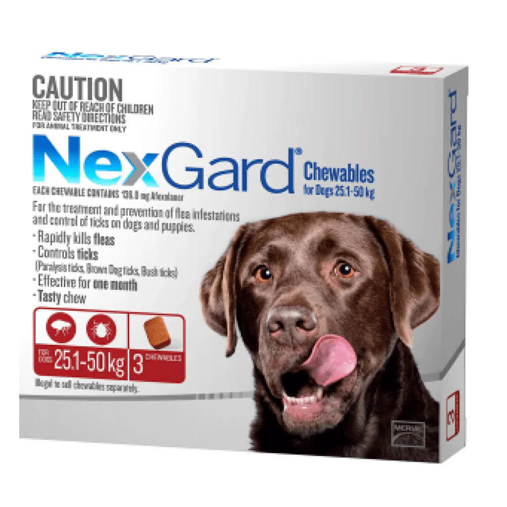 Boehringer Ingelheim Nexgard (Afoxolaner) Dog Tick and Flea Control Tablet (pack of 3 tablets) - Image 3