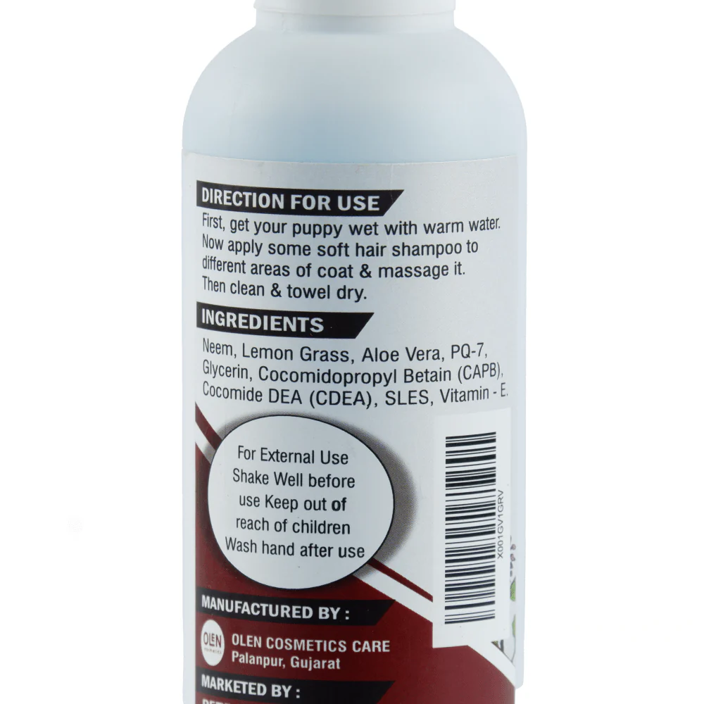Boltz Anti Tick & Flea Shampoo with Brush for Dogs - Image 3