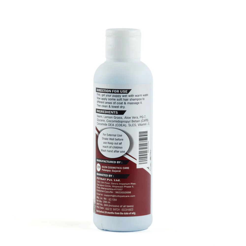 Boltz Anti Tick & Flea Shampoo with Brush for Dogs - Image 5