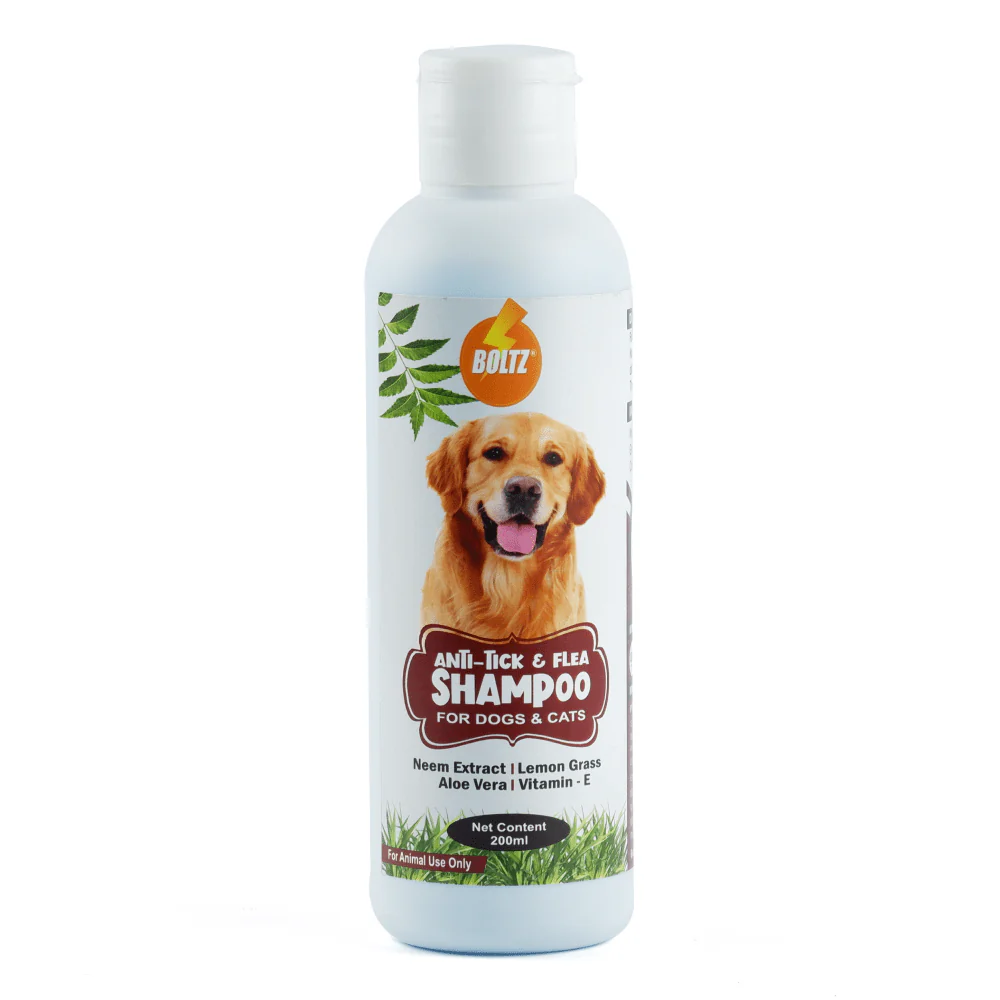 Boltz Anti Tick & Flea Shampoo with Brush for Dogs - Image 6
