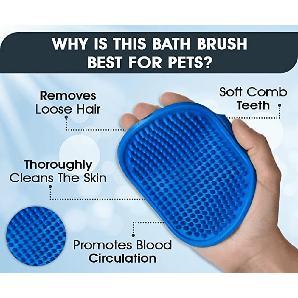 Boltz Bath and Deshedding Brush for Dogs and Cats (Red) - Image 3