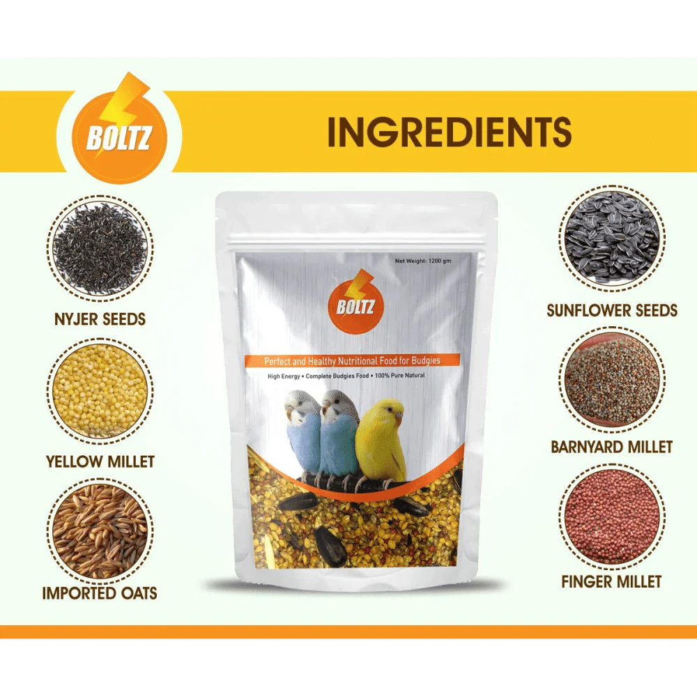 Boltz Mix Seeds Budgies Bird Food - Image 3
