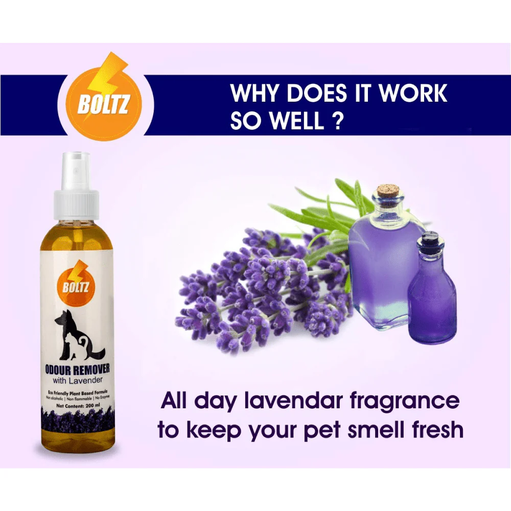 Boltz Odour and Urine Smell Remover with Lavender for Dogs and Cats - Image 3