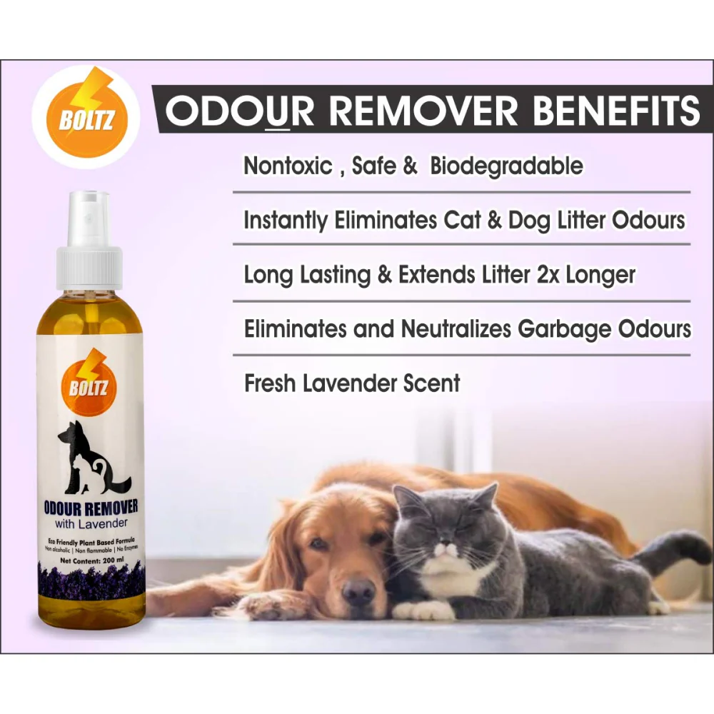 Boltz Odour and Urine Smell Remover with Lavender for Dogs and Cats - Image 7