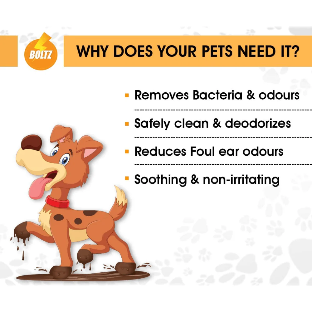 Boltz Grooming Wipes for Pets (Pack of 3) - Image 2