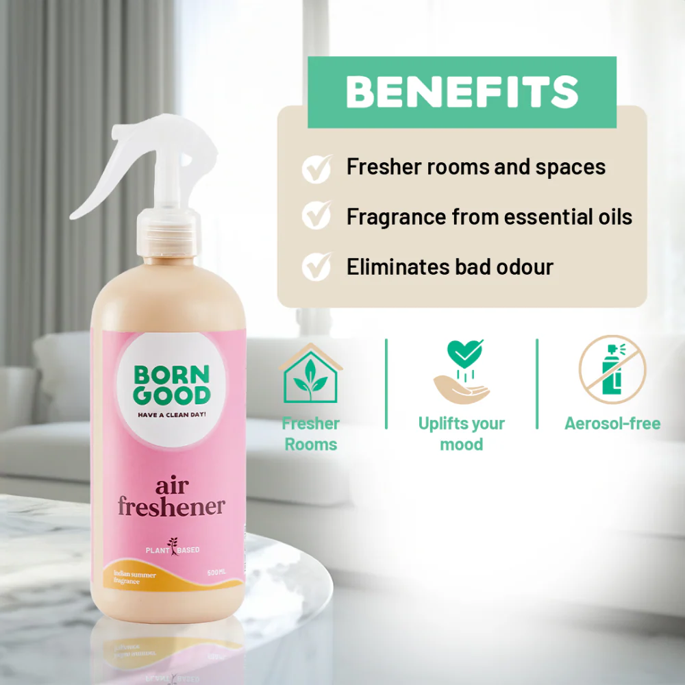 Born Good Plant Based Biodegradable and Non Toxic Air freshener Spray for Home and Office - Image 2
