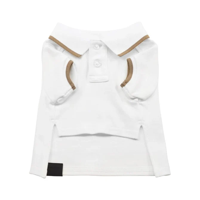 Boss Classic Polo Tshirt for Dogs (Bright White)