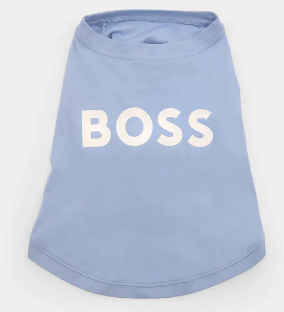Boss Graphic Tshirt for Dogs (Bel Air Blue) - Image 3