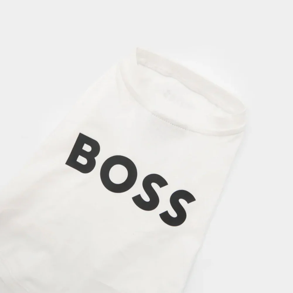 Boss Graphic Tshirt for Dogs (Bright White) - Image 3