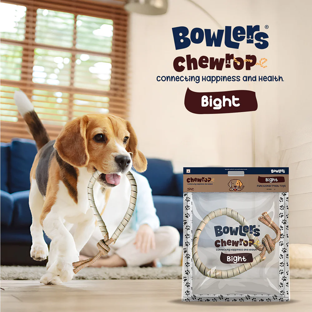 Bowlers Chewrope Bight Functional Dog Treat Toy - Image 6