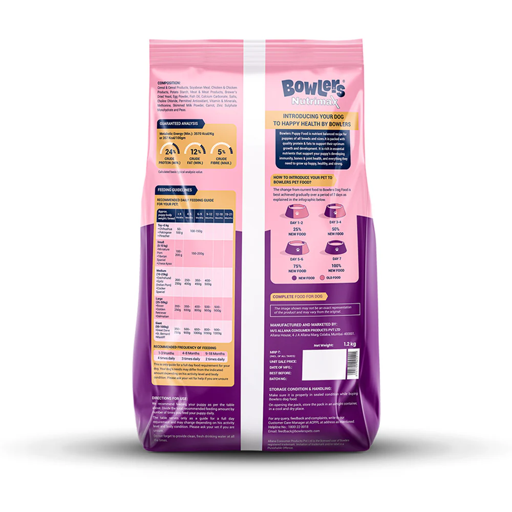 Bowlers Chicken and Milk Nutrimax Puppy Dog Dry Food - Image 7