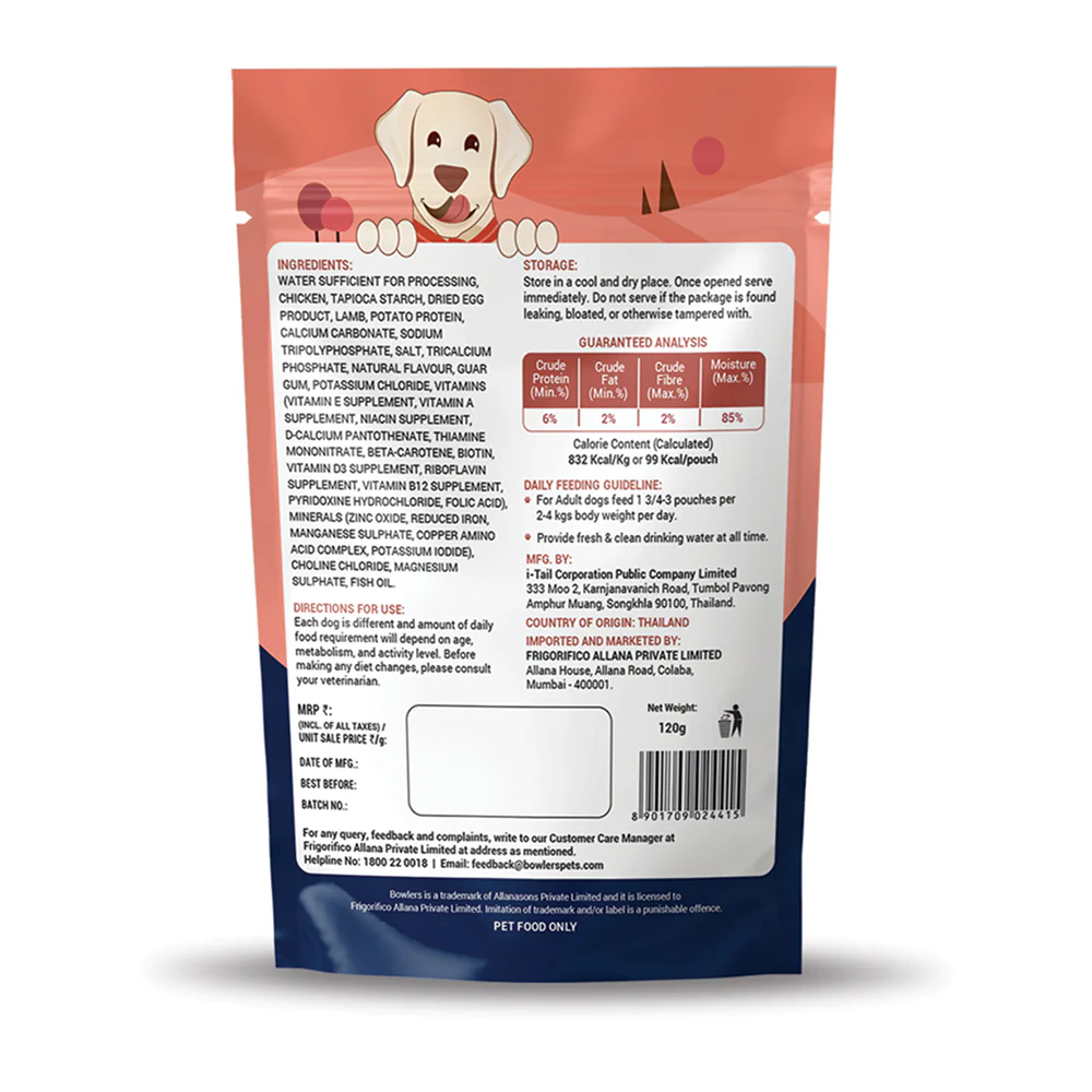 Bowlers Lamb in Gravy Adult Dog Wet Food - Image 7