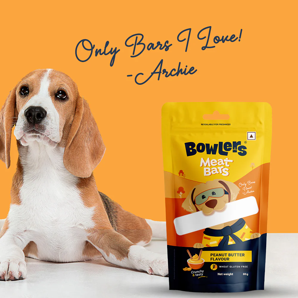 Bowlers Peanut Butter Flavour Meat Bars Dog Treats - Image 7