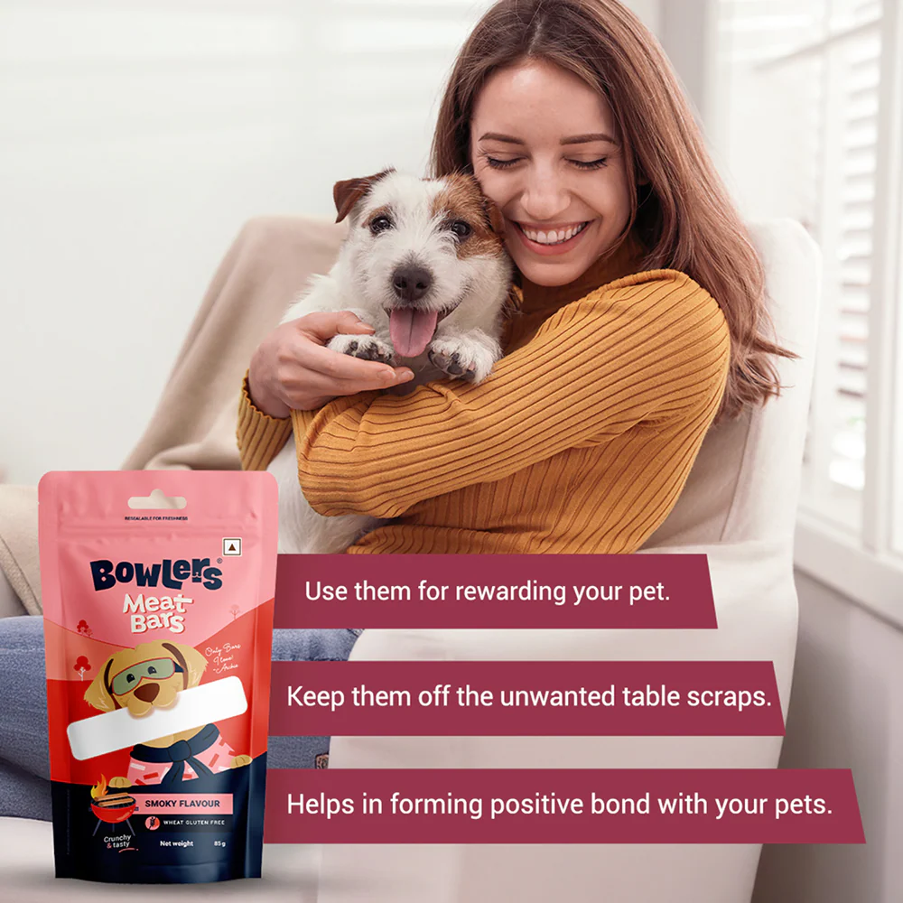 Bowlers Smoked Flavour Meat Bars Dog Treats - Image 4