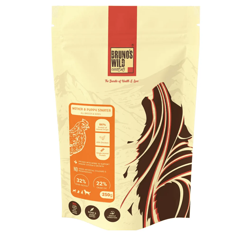 Bruno's Wild Essentials Mother and Puppy Starter Dog Dry Food - Image 3