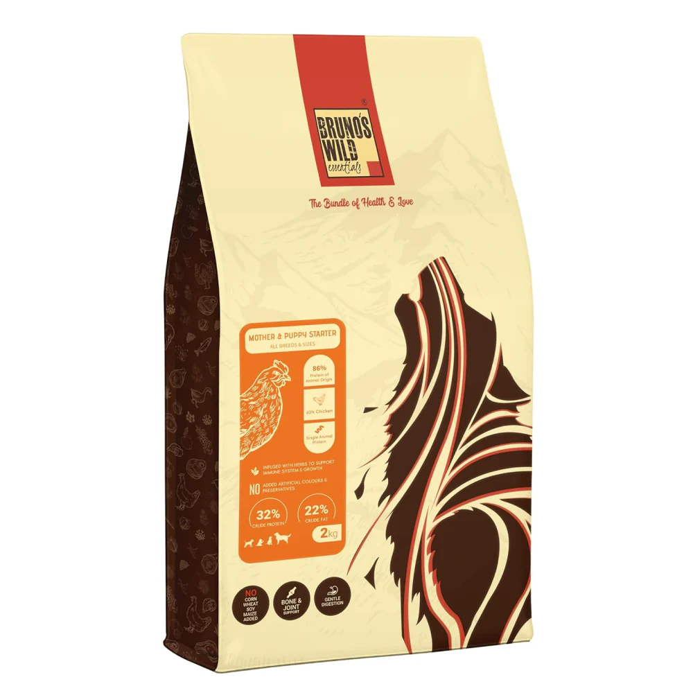 Bruno's Wild Essentials Mother and Puppy Starter Dog Dry Food - Image 3