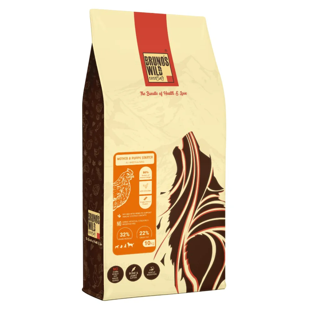 Bruno's Wild Essentials Mother and Puppy Starter Dog Dry Food - Image 4