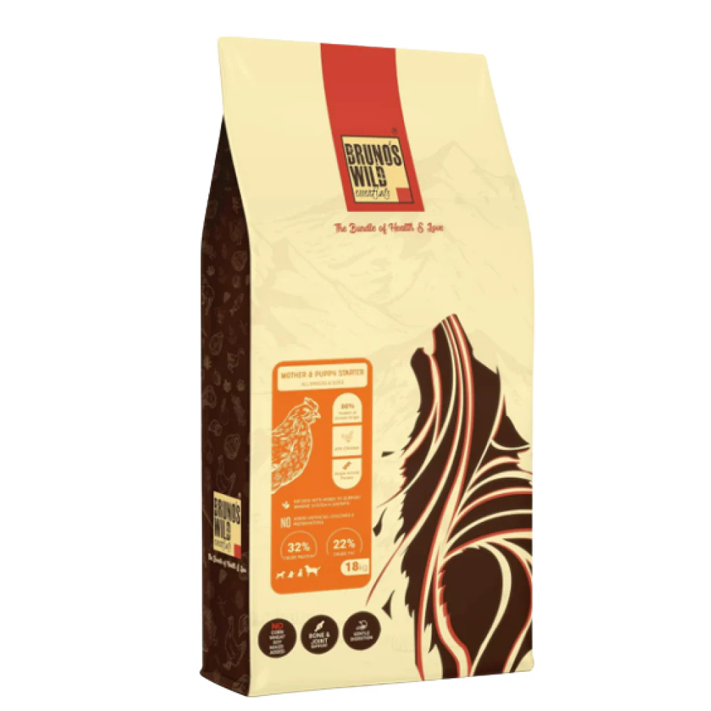 Bruno's Wild Essentials Mother and Puppy Starter Dog Dry Food - Image 5