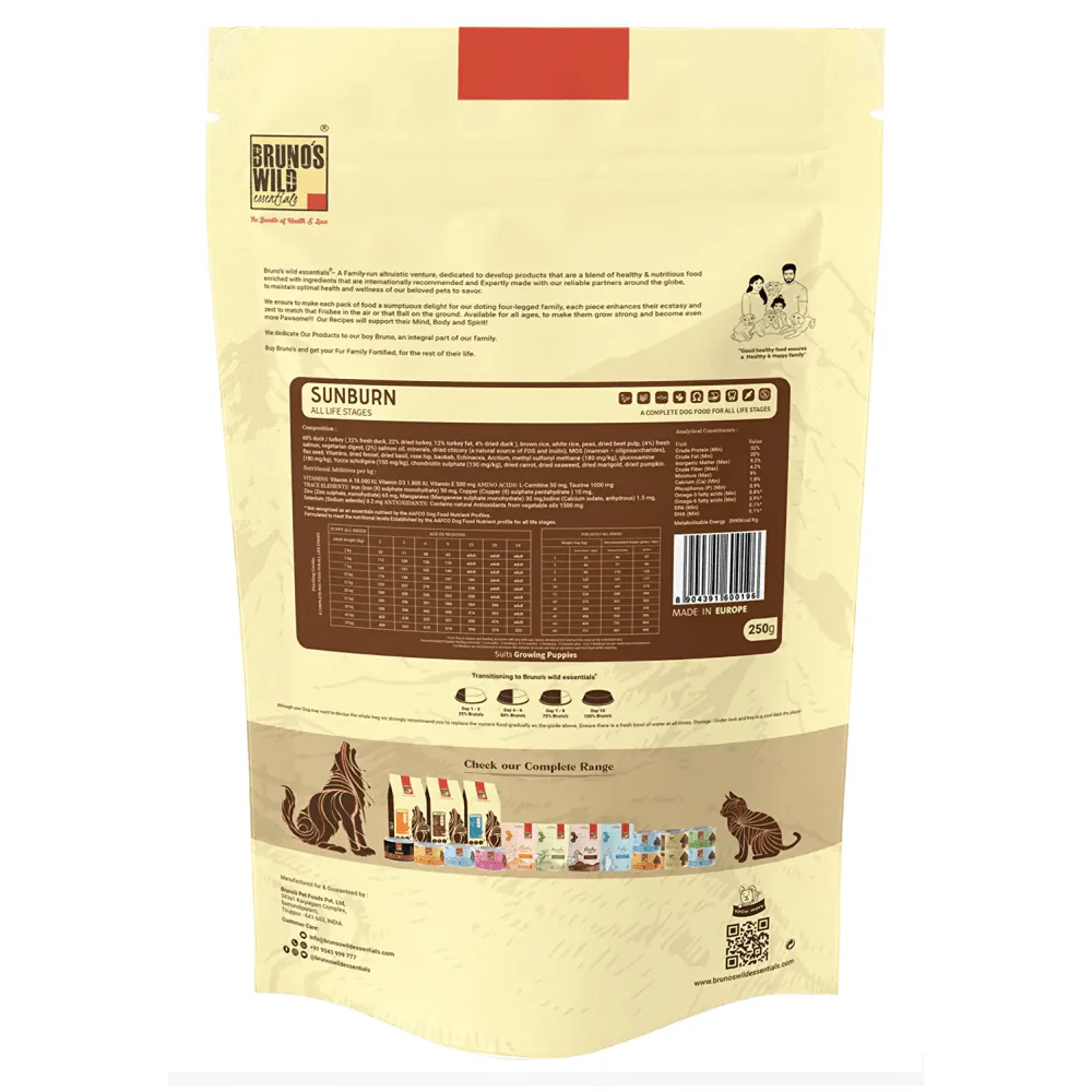 Bruno's Wild Essentials Sunburn Dog Dry Food - Image 2