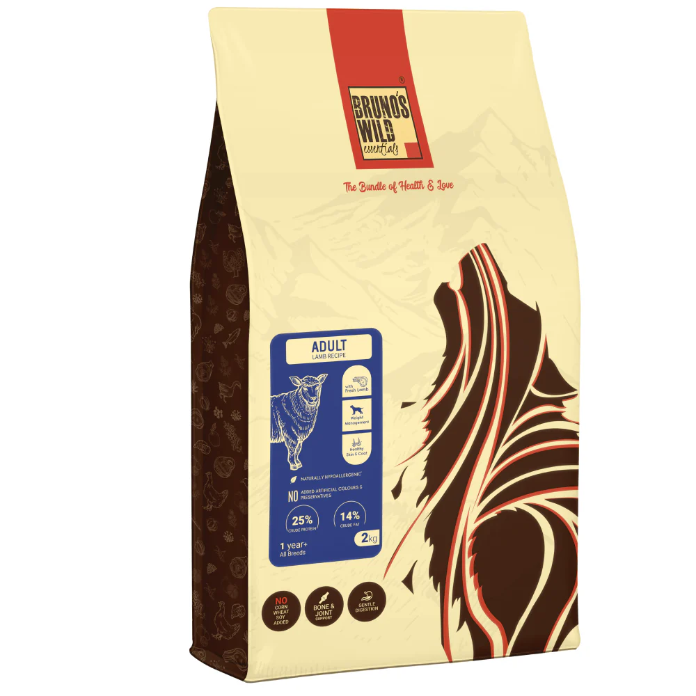 Bruno's Wild Essentials Adult Lamb Recipe Dog Dry Food - Image 2