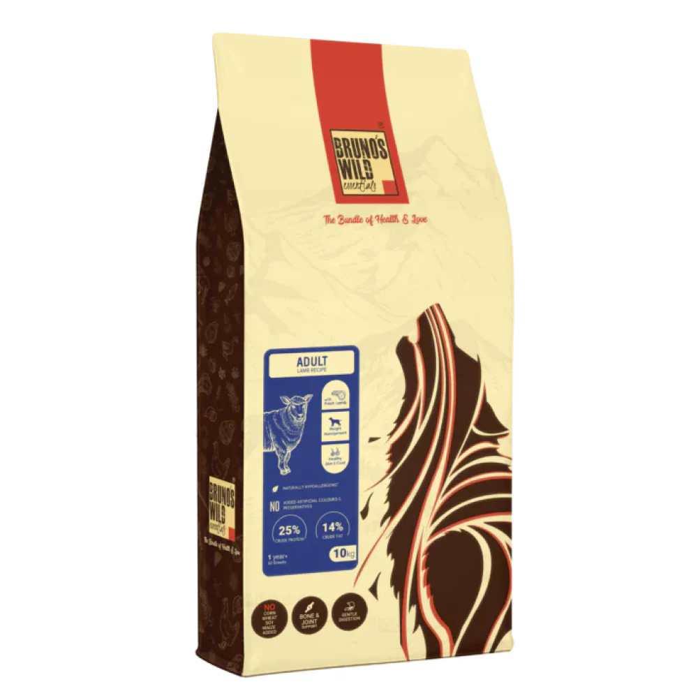 Bruno's Wild Essentials Adult Lamb Recipe Dog Dry Food - Image 4