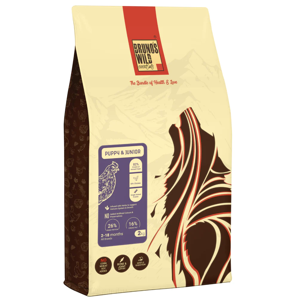 Bruno's Wild Essentials Puppy & Junior Dog Dry Food - Image 3